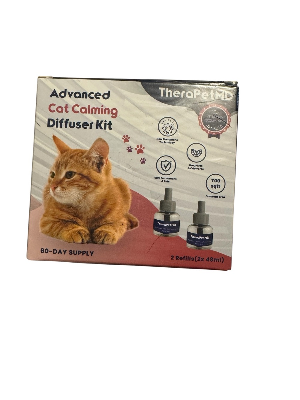 TheraPetMD Advanced Cat Calming Plug-In Diffuser Refill Kit 60-Day Supply